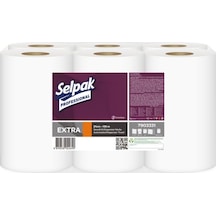 Selpak Professional Extra Sensörlü Dispenser Rulo Havlu 6'lı 21 CM – 135 M