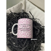 Pembe Kupa, Desenli Kupa, Kahve Kupası, Bardak, Kişiye Özel Kupa, Sevgili Kupası, Kupa Bardak Beyaz