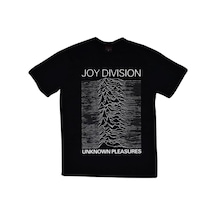 Joy Division Baskılı Unisex %100 Pamuk Siyah T-shirt SIYAH