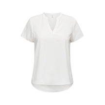 Only Onlelıte Lıfe S/s V-neck Top Noos Ptm Beyaz Kadın T-shirt 15339740
