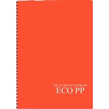 Gıpta Eko Pp Sp.pp Kapak Defter A5-60 Yp.kareli Turuncu