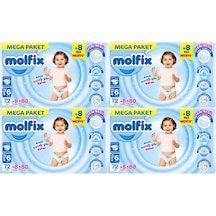 Molfix Bebek Bezi Beden:6 15+kg Extra Large 320 Adet Mega 6 Numara