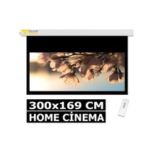 300X169 Home Cinema Tavana Gömme Projeksiyon Perdesi