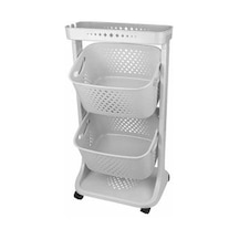 İki Katlı Organizer Sepet - Sebzelik COSTP747G