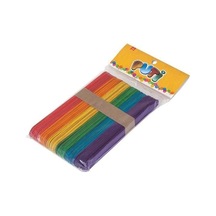 Puti Ahşap Büyük Dil Çubuğu Renkli 50 Li 4605