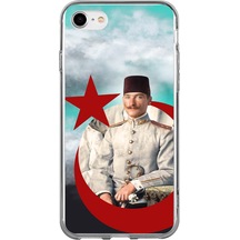 Apple Uyumlu iPhone 7-8-se 2020  Gençlik Yılları Atatürk Baskılı Silikon Kılıf Renkli