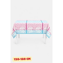 Kız Mı Erkek Mi Masa Örtüsü 120x180 Cm Kullan At Cinsiyet Partisi Baby Shower Masa Örtüsü Pembe Mavi