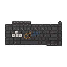Asus G513ı, G513r, G513q Notebook Klavyesi, Laptop Tuş Takımı Siyah Tr Işıklı - Ver.1 4-zone Rgb / Kl1035