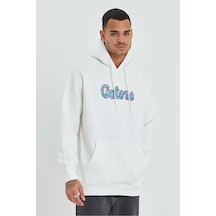 Sweatshirt Erkek Baskılı Kapüşonlu Oversize Rahat Kalıp Unisex Tw 001