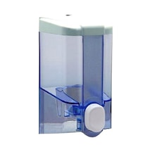 Vialli S4t 1000ml. Plastik Sıvı Sabunluk. Şeffaf Mavi. 990119