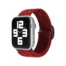 Apple Uyumlu, Watch 38mm Star Kordon - Siyah-bordo