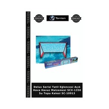 Özel Seri Scx-1350 Su Topu Kalesi Sc-10913 Spor Aleti Tatil Eğlencesi Bahçe Oyunu Çok Renkli