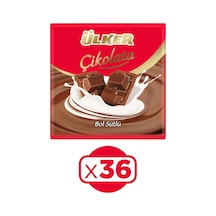 Ülker Sütlü Kare Çikolata 36 x 60 G