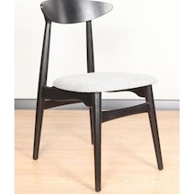 Dora Ahşap Sandalye Siyah
