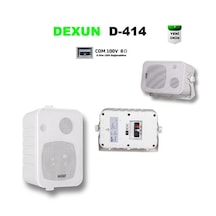 Dexun D-414 Trafolu Beyaz Duvar Hoparlörü