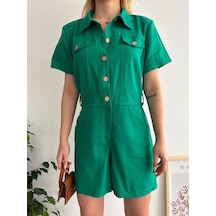 Gabardin Tulum S24761 Yeşil