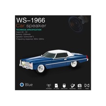 Nostaljik Araba Şeklinde Bluetooth Hoparlör Şarjlı Taşınabilir Sd Kart Usb Fm Radyolu Speaker
