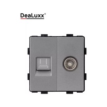 Dealuxx Elektrik Prizi Tv Ve Internet Cat5e , Gri 196495127