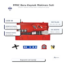 Pprc Kaynak Makinası Seti 1500 W Profesyonel Pafta Lokma Makas Ve Hediyeli Set