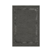 Kartela Halı Seno Halı Kaymaz Taban Makinede Yıkanabilir Halı Antrasit - 60 X 90 Cm