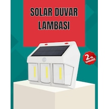 Dış Mekan Solar Duvar Lambası 120 Hareket Algılama 3 Işık Modu Çok Renkli