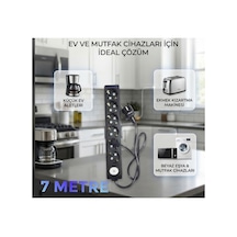 Multi-let 6 Li 1-15 Metre Arası Anahtarli Çocuk Korumali 3x2.5 % Yüz Tam Bakır Ttr Kablolu Uzatma Seyyar Markanin Özel Üretimi   Tse Fişli Bakir Kablolu 7 Metre - 894094433 7 Metre - 894094433 10 - 15 M
