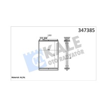 Kale 347385 Kalorifer Radyatörü - Citroen C4 2006-2013 1.6 Hdi Dizel 6448s7