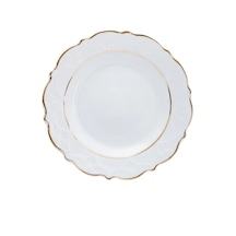 Porselen Tatlı Tabağı Porland Yaldızlı 16cm 6lı