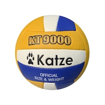 Katze Kt 9000 Voleybol Topu El Dikişli Renkli Beyaz - Mavi - Sarı