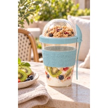 Emilahome Take'n Go 600 Ml Beslenme Kabı &yoğurt Kabı & Lunch Box Turkuaz - 867618880 Turkuaz