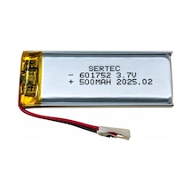 Sertec 601752 3.7v 500mah Devreli Li-polymer Pil 1.5a