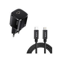 Lexroo Rapid 20w Usb-c Mini Pd Hızlı Şarj Cihazı Güç Adaptörü Ve 1 Metre Apple iPhone Uyumlu Şarj Kablosu L23 Standart