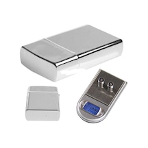 Diamond Zippo Çakmak Şeklinde Kutulu Mini Cep Hassas Dijital Terazi 200gr-0.01 Lisinya