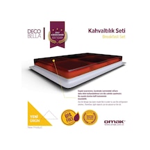 Decobella 81132 Kahvaltılık Seti Altın - Beyaz