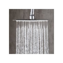 Kare Slim Duş Başlığı, 304 Metal, 20x20 Cm Ölçüler, Şık Tasarım 6998
