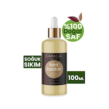 Caracal Hint Yağı Soğuk Sıkım %100 Saf Doğal Saç Yüz Kaş Kirpik Cilt Bakım Yağı 100 Ml