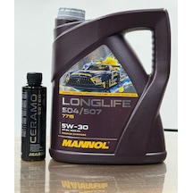 Mannol 5W-30 Longlife 504/507 Motor Yağı ve Seramic Katkı Ceramo Ester