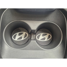 Hyundai Araç Bardaklık Altlığı , Hyundai Şişe Ve Bardak Altlığı, Hyundai Logolu Oto Bardaklık Altlığ