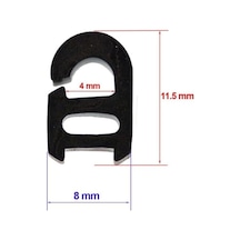 ,, Simfer Uyumlu Set Üstü Ocak Izgara Silikon Tampon Lastiği 4 Adet, 11,5 Mm X 8 Mm