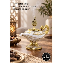 1 Adet Tütsü Brülörü Polyester Tekli Tütsülük Buhurdanlık Incense Burner