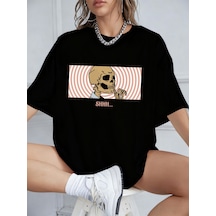 Noıssey Urban Pop Graphic Kadın Tişört Koleksiyonukod 5592 Siyah