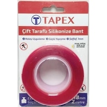 Tapex Çift Taraflı Silikonize Bant 18mm X 2 Metre