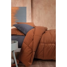 Yataş Bedding Mix&Match Penny Tek Kişilik Yorgan - Kiremit