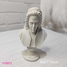 Yy0971 Kaideli Mozart Büst Biblo Silikon Kalıp