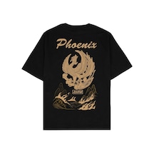 Startmore Adrift Phoenix Siyah Oversize Unisex T-shirt Siyah