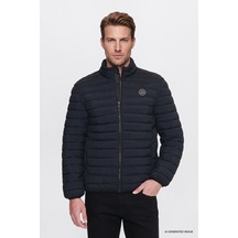 Wrangler Regular Fit Cepli Erkek Şişme Mont W2620117001 Siyah