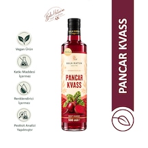 Bala Hatun Pancar Kvass 500 ML - Kefir Altı Suyu İle Mayalama- Doğal Fermente Cam Şişe