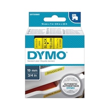 Dymo D1 Şerit Standart 19 Mmx7 Mt Sarı Üzerine Siyah 45808 S0720880 Diğer