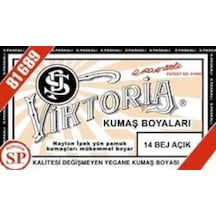 14 Bej Renk Kumaş Boyası Viktoria
