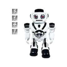 Işıklı Ve Müzikli Disk Atan Uzay Savaşçısı Pilli Robot